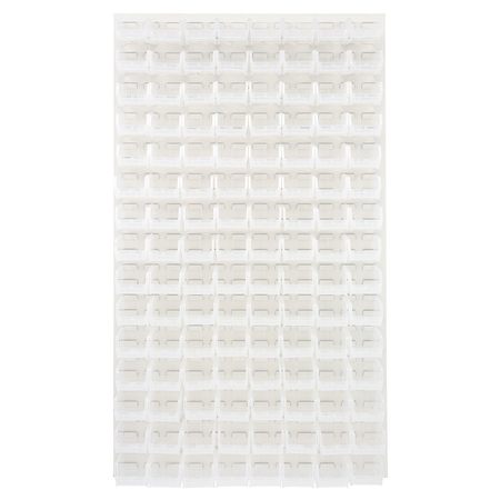 QUANTUM STORAGE SYSTEMS Steel Louvered Panel, 36" W x 1" D x 61" H, Oyster White QLP-3661HC-220-120CL